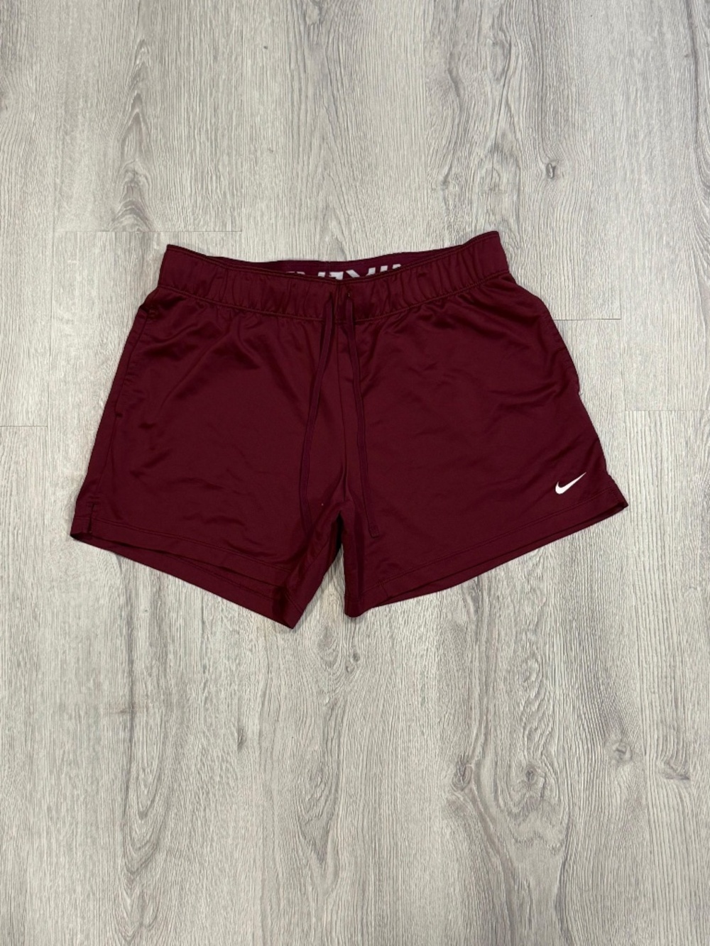 Nike Women’s Dri-FIT Training Shorts - Burgundy Maroon - Size Small